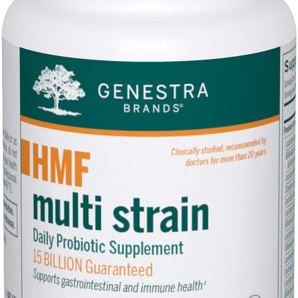 Genestra Brands HMF Multi Strain | 16 Strains of Probiotics to Promote GI Health | 60 Capsules