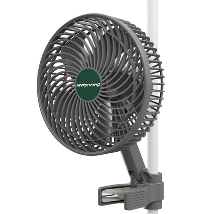 MARS HYDRO 6'' Oscillating Clip-On Grow Tent Fan, 10 Wind Speeds, EC Motor