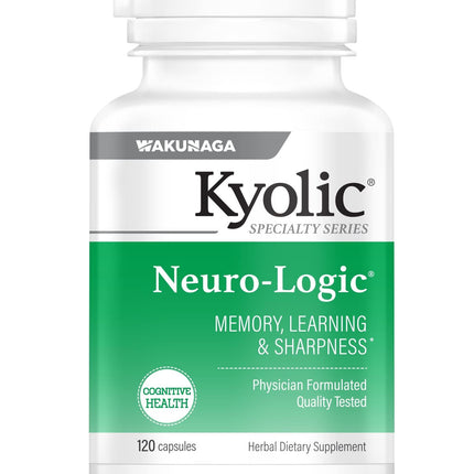 Kyolic Specialty Series Neuro-Logic, for Memory, Learning & Sharpness *, 120 Capsules