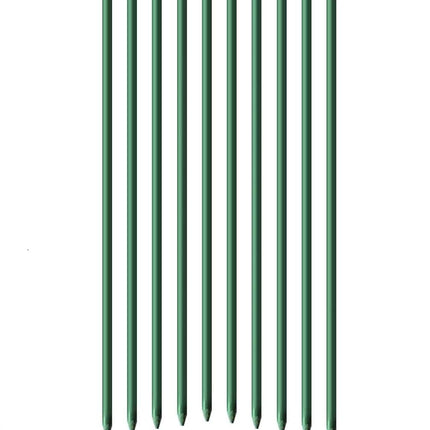 EcoStake Garden Stakes 6-Ft for Climbing Plants Supports Pole 20 Pack Rust-Free Plant Sticks Fence Post