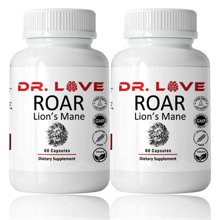 KUHTEM Dr Loves Roar Lions Mane Supplement 60 Capsules (2)