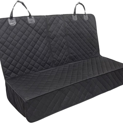 JSTHT Dog Seat Cover, 100% Waterproof Bench Seat Cover Protector Scratch Proof Nonslip Durable Soft Pet Back Seat Covers for Cars Trucks & SUV