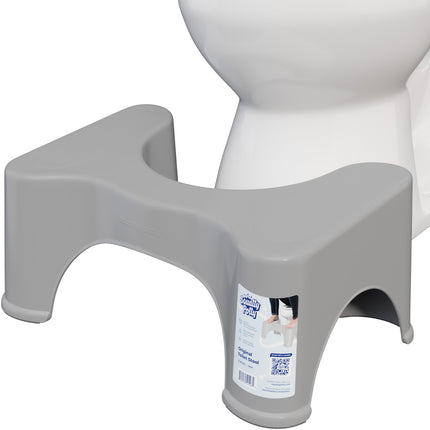 Squatty Potty The Original Bathroom Toilet Stool Height, Grey, 9 Inch