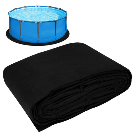 Svepndic 15ft Thickened Round Pool Liner Pad for Above Ground Swimming Pools,Swimming Pool Ground Cloth Above Ground Pool Mat Under Pool Floor Padding,Pool Equipment Pad