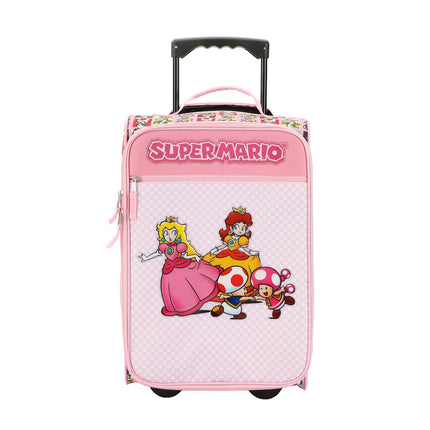 Bioworld Super Mario Bros Character Squares 18" Soft-Sided Luggage