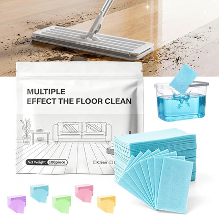 SICOSPI Multi-Surface Floor Cleaner Tablet, 2026 Upgraded Floor Cleaning Solution Tablets, Dissolvable Pre-Measured Deep Cleaning Cleaning Solution, for Tile & Vinyl Floors (Blue)