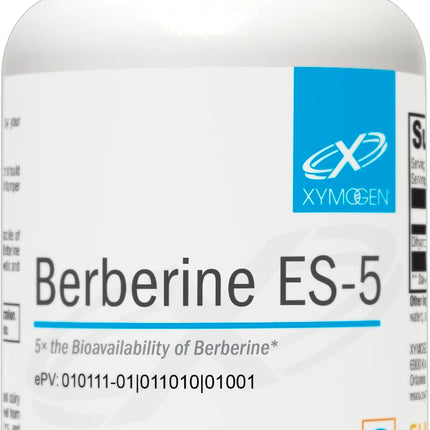 XYMOGEN Berberine ES-5 - 200 mg Dihydroberberine Supplement - Metabolic & Lipid Metabolism Support - Supports Berberine Activity - Vegan, Non-GMO & gluten-free - 60 Capsules