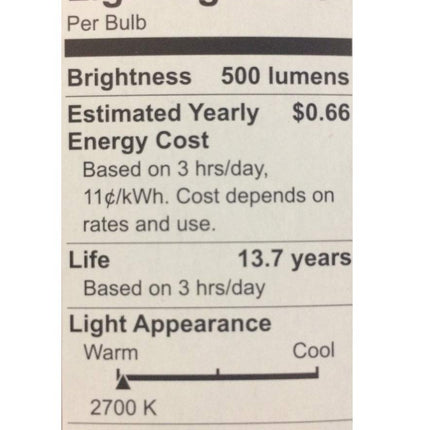 Soft White Decorative LED Candle Bulbs, 60W Replacement (6 Pack) by GE