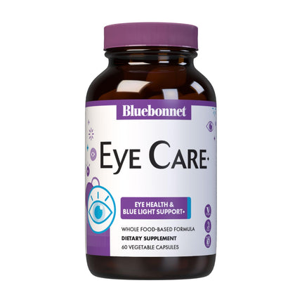 Bluebonnet Nutrition Eye Care Macular & Blue, Eye Health & Blue Light Support*, Vegan, Kosher-Certified, Gluten-Free, Dairy-Free, 60 Vegetable Capsules, 30 Servings