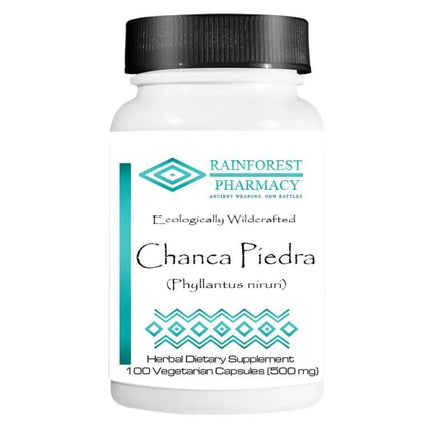 Chanca Piedra Stone Breaker – 100 Vegetarian Capsules, 500 mg | Wildcrafted Whole Herb from The Amazon Rainforest
