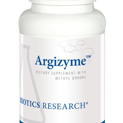 BIOTICS RESEARCH Argizyme Nutritional Support for Healthy Kidneys, Amino Acids, Glandular Support, Urinary Tract Health, Beet Powder, Methyl Donor. 100 Capsules