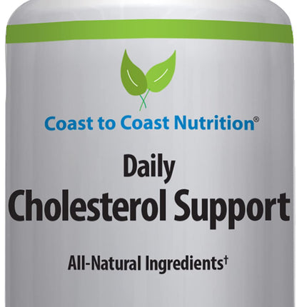 Coast to Coast Nutrition Cholesterol Support Supplement - Support Cardiovascular & Artery Performance, Target Bad LDL Levels & Plaque Calcium Buld-Up - Promote Circulation & Blood Flow - 60 Capsules