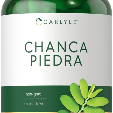 Carlyle Chanca Piedra Capsules | 500mg | 200 Count | Traditional Herb | Non-GMO and Gluten Free Supplement