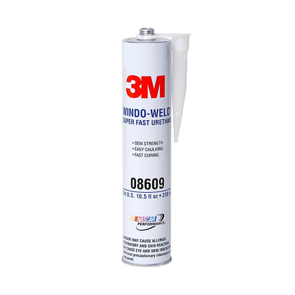 3M Window-Weld Urethane Windshield Adhesive, 08609, 10.5 fl oz Cartridge, Black