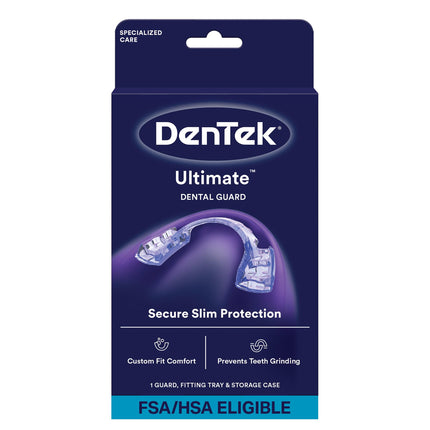 DenTek Ultimate Dental Guard, Slim-Fit Mouth Guard for Grinding Teeth at Night, FDA Cleared Night Guard, 1 Count