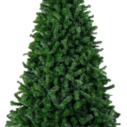 Artificial Christmas Tree, 1000 PVC Tips Full Hinged Spruce Tree with Foldable Metal Stand, Easy Assembly Xmas Tree for Home Office Holiday Party Decoration (Green, 7FT)