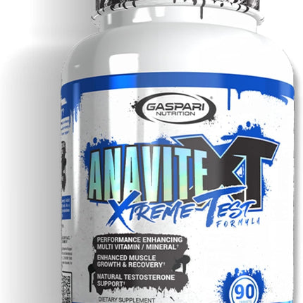 Gaspari Nutrition Anavite XT: Multivitamin and Mineral Complex for Men, Enhanced Muscle Growth and Recovery, Testosterone Support, 90 Tablets