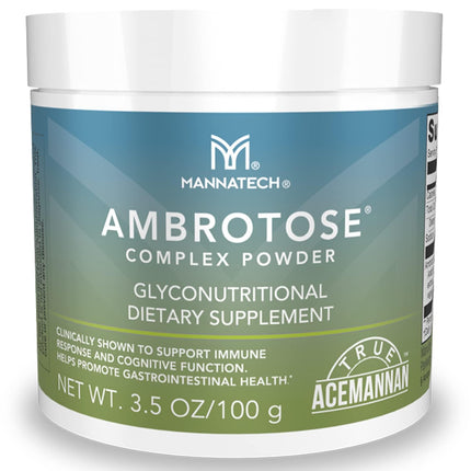 Mannatech Ambrotose Complex Immune Support Supplement, Supports Cell-to-Cell Communication and a Healthy Immune Defense, with Manapol Powder - 100% Aloe Vera Supplement 25 Days Supply