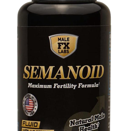 SEMANOID (60 Caps) Maximum Fertility Formula and Semen Volumizer - Advanced Fertility Ingredients and Male Prenatal Vitamin Blend, 1 Month Supply