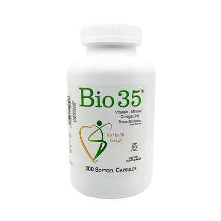 Bio35 / 300 sg Original, Gluten Free, Daily Multivitamin for Men & Women Wellness – Bio35 High Potency Softgel with Trace Minerals, Multi Vitamins for Immune Support, Digestion, & Energy,