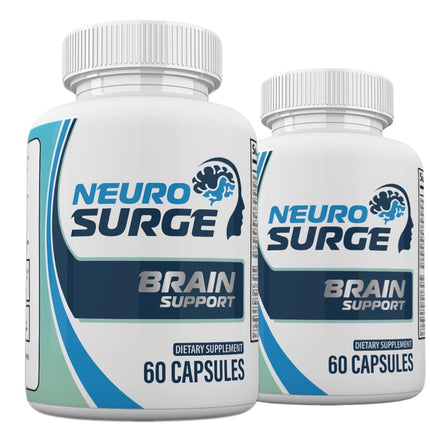 (2 Pack) Neuro Surge Brain and Memory Support Supplement, Neuro Surge Pills Premium Formula, 120 Capsules