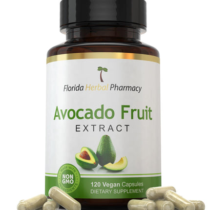 Florida Herbal Pharmacy, Avocado Fruit Extract Supplement Capsules 10:1 (120 Capsules)