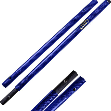 CKG Metal Detector Shovel Travel Carbon Handle for Scoop Shovel, Universal Lightweight Pole for Beach Metal Detecting Digging Tools Treasure Hunting 3k Carbon Fiber Long Tube Rod – Blue/Travel Size