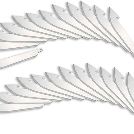 Outdoor Edge 3.5" RazorSafe Replacement Sharp-Point Knife Blades, 24 Piece Value Pack