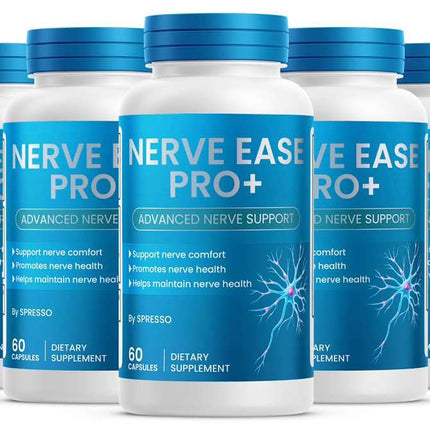 (5 Pack) Nerve Ease Capsules - Official NerveEase Pro Supplement Pills with Premium Ingredients, Advanced Formula Support for Overall Health & Wellness Reviews (300 Capsules)
