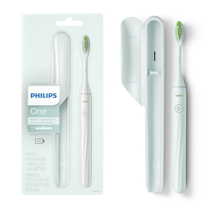 Philips Sonicare Battery Toothbrush, Mint Light Blue, HY1100/03