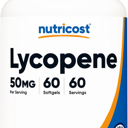 Nutricost Lycopene 50mg Softgels (60 Softgels)