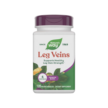 Nature's Way Premium Blend Leg Veins; Vegetarian; 120 Vegetarian Capsules