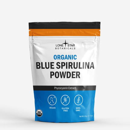 Lone Star Botanicals Organic Blue Spirulina Powder (Multipacks) (2.12 Ounce (Pack of 1))