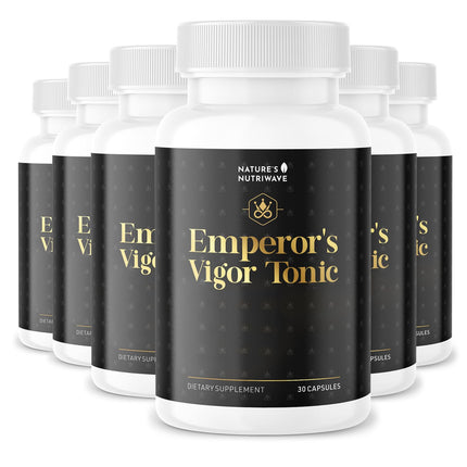 Emperor's Vigor Tonic – Herbal Formula – 60 Capsules, 6 Month Supply