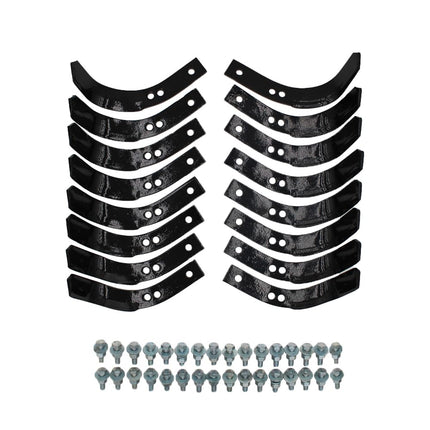 1901118 Replacement Troy-Bilt Tiller Tine Set w/Hardware fits Horse/Pony