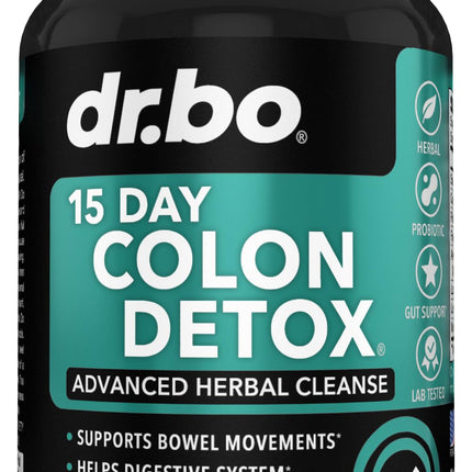 Colon Cleanser Detox for Weight Flush - 15 Day Intestinal Cleanse Pills & Probiotic - Fast Natural Laxative for Constipation Relief - Bowel Movement Supplements for Stomach Bloating, Gut Loss Support