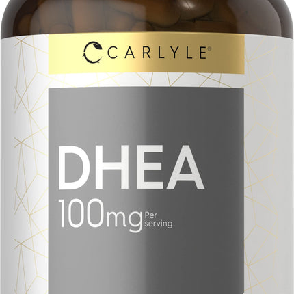 Carlyle DHEA 100mg Supplement | 300 Capsules | for Women and Men | Non-GMO & Gluten Free