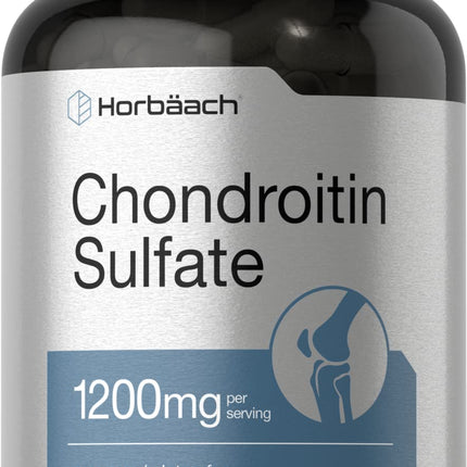 Horbaäch Chondroitin Sulfate 1200mg | 120 Capsules | Non-GMO & Gluten Free Supplement