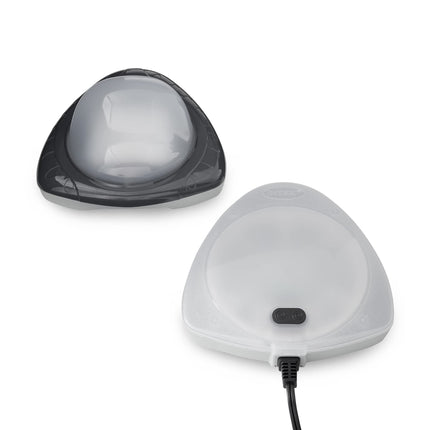 Intex Underwater LED Magnetic Above Ground Wall Pool Light with Magnetic Transmitter and 4 Different Color Options, Multicolor/White