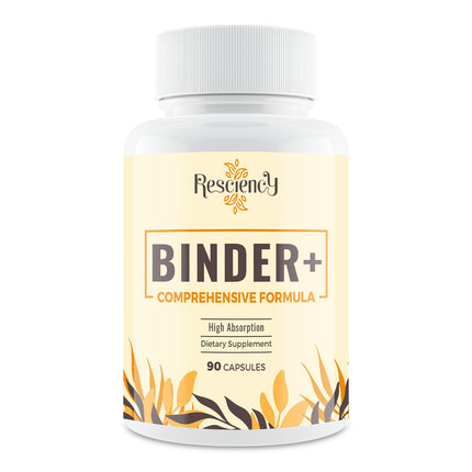 Resciency Detox Binder Supplement – Activated Charcoal, Zeolite, Bentonite Clay, Milk Thistle, Proprietary Blends - Liver & Gut, Max Absorption, 90 Vegan Capsules