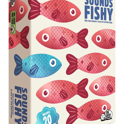 Sounds Fishy: Funny Bluffing Trivia Board Game for Families, 4-10 Players