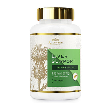 Liver Cleanse Detox & Repair -Milk Thistle Supplement,80% Silymarin, with N-Acetyl Cysteine(NAC), Artichoke, Turmeric & Dandelion for Liver & Antioxidant Support, All-Natural, Gluten Free, Non-GMO