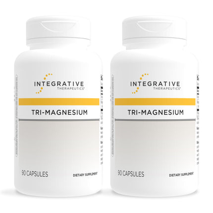 Integrative Therapeutics Tri-Magnesium - Supports Cellular Energy & Energy Metabolism* - Magnesium Supplement for Heart & Nerve Health Support* - Third-Party Tested - 180 Capsules (180 Servings)