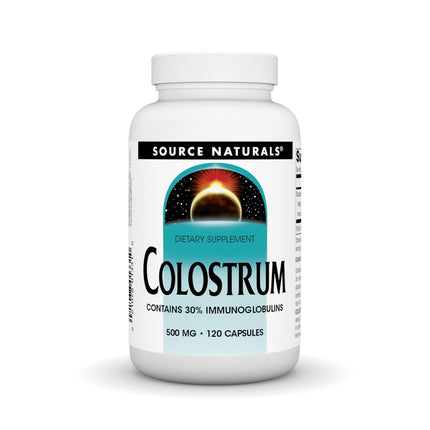 Source Naturals Colostrum Contains 30 Percent Immunoglobulins - 120 Capsules