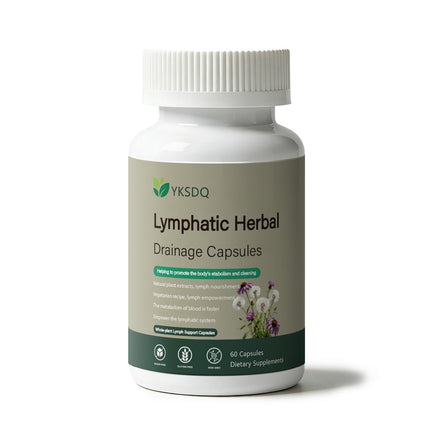 PKQLQ Lymph Drainage Capsules | Natural Detoxification Help Maintain the Healthy Fluid Balance of Both Women and Men, Promote Blood Virculation and Maintain Good Health. 60 Capsules (1)