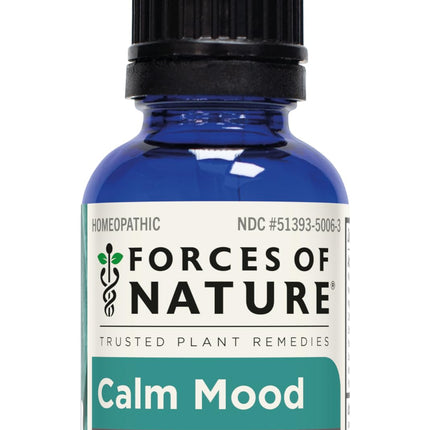 Forces of Nature Calm Mood, Organic Homeopathic Medicine (1 Fl Oz)