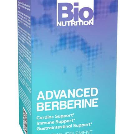 Bio Nutrition Advanced Berberine 50 Vegetarian Capsules | 1,200 mg Berberine Per Serving | Herbal Wellness Support | Vegetarian Formula