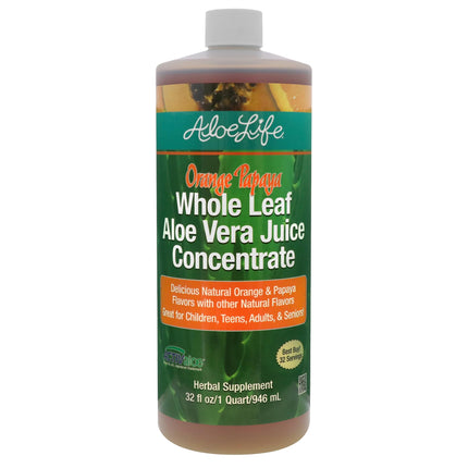 Aloe Life Alo Juice Orange Papaya, 32 FZ
