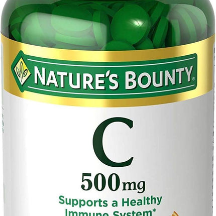 Nature's Bounty Pure Vitamin C 500 mg Tablets 250 Tablets (Pack of 9)