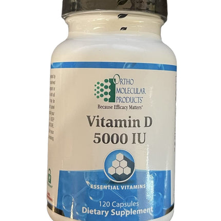 Ortho Molecular Product Vitamin D - 5000 IU - 120 Capsules